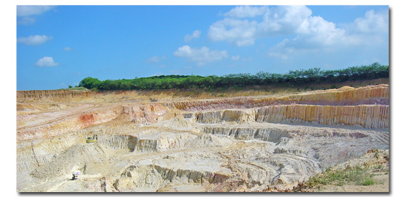 廣西合浦縣-高嶺土探明儲量達1.8億噸，